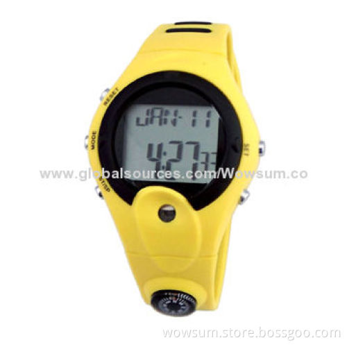 Pulse watch for sports and fitness, 30m waterproof